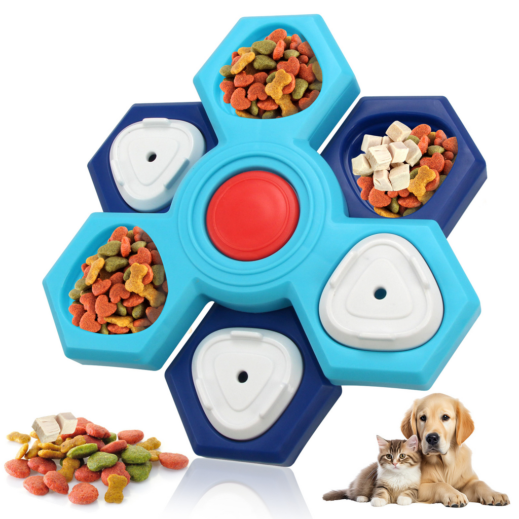 Smart Dog Puzzle Feeder Toy - Adjustable Difficulty Levels 1 to 4