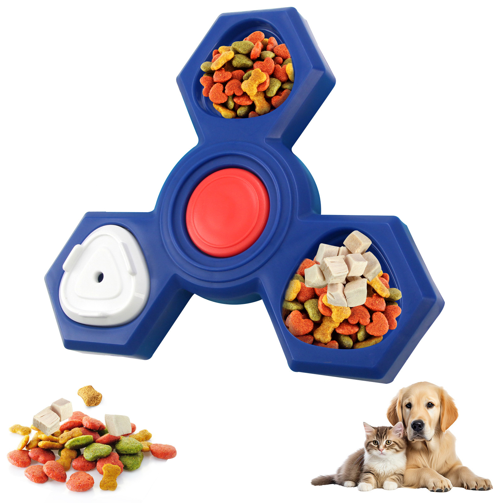 Smart Dog Puzzle Feeder Toy - Adjustable Difficulty Levels 1 to 4