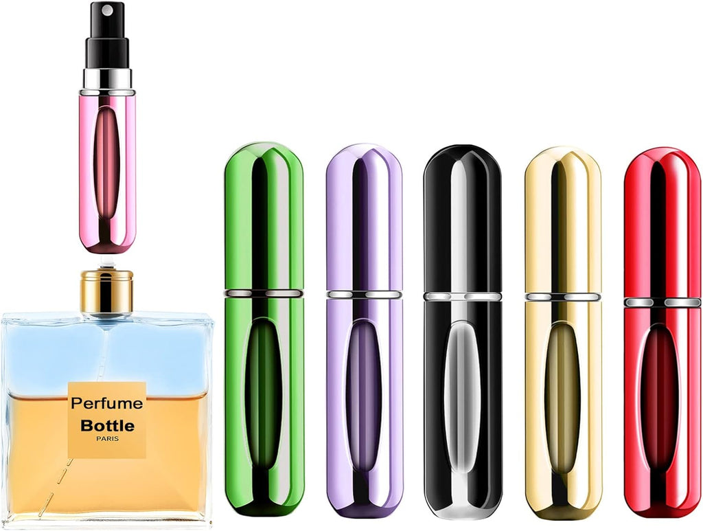 4 x Travel Perfume Bottle Refillable 5ml