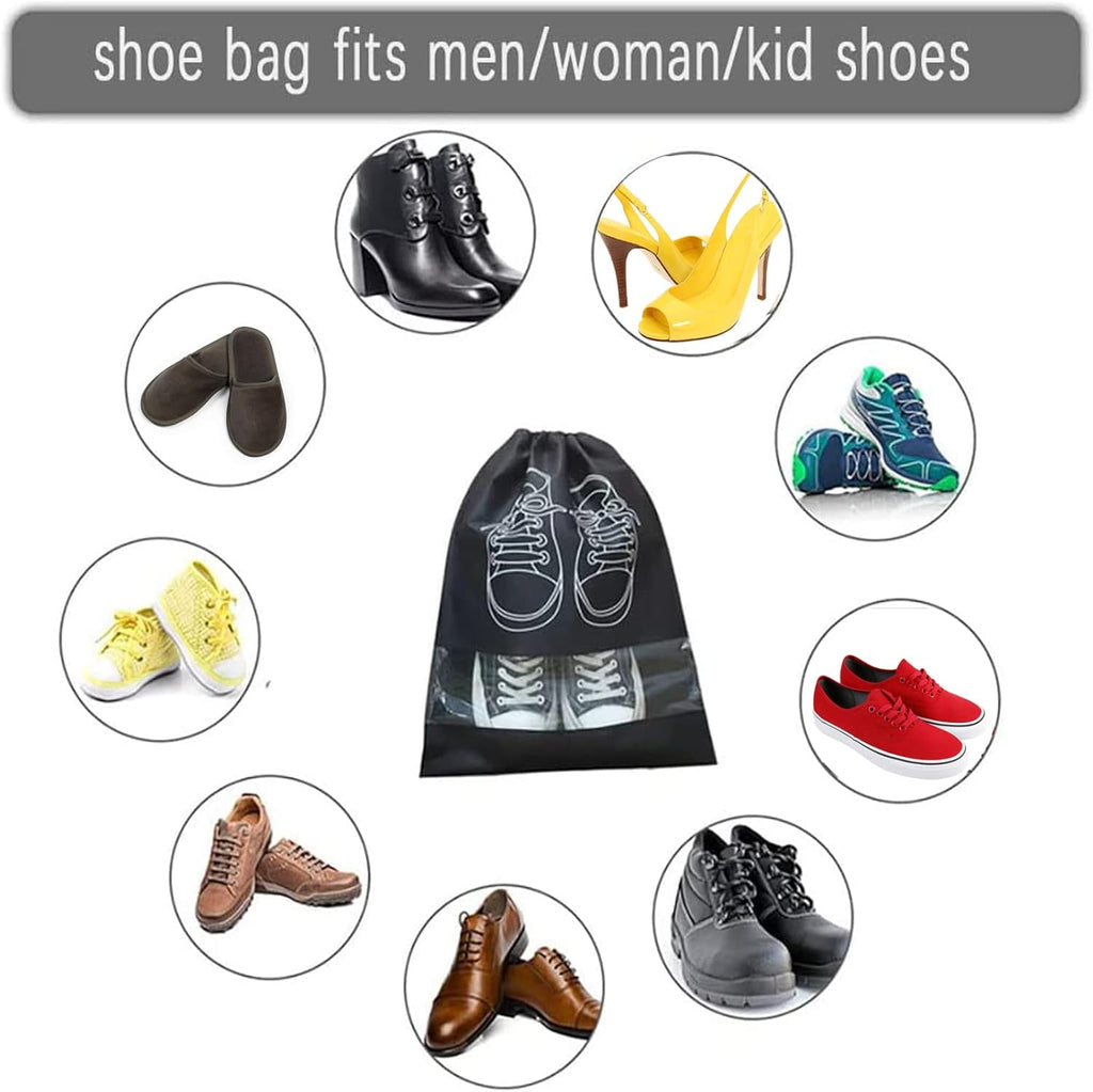 Shoe Bags for Travel - 16 Pack