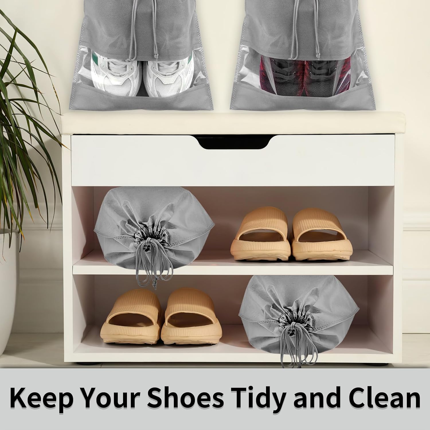 Shoe Bags for Travel - 16 Pack