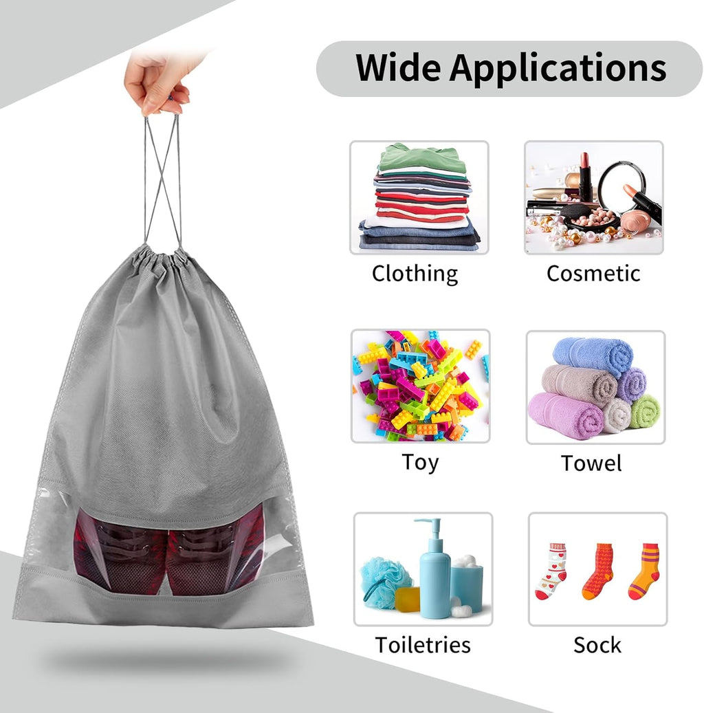 Shoe Bags for Travel - 16 Pack