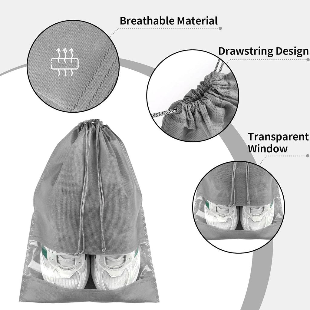 Shoe Bags for Travel - 16 Pack