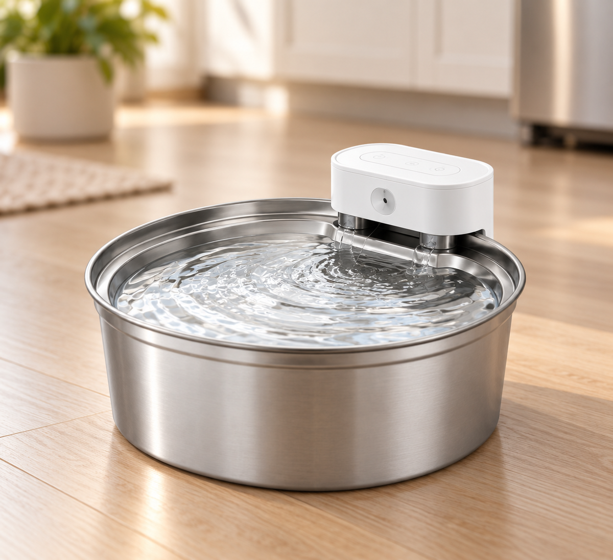 Smart Stainless Steel Pet Water Fountain
