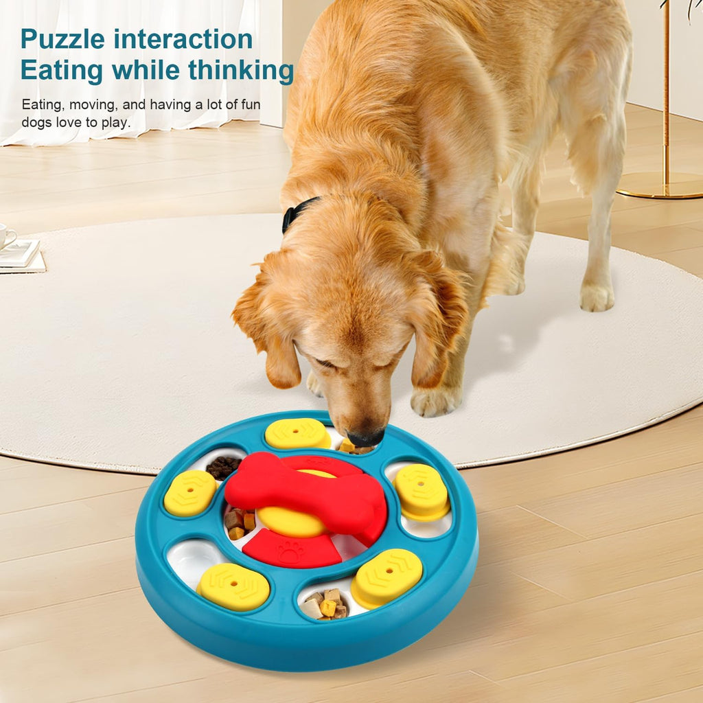Puzzle Game and Feeder, Dog Treat Dispenser, Enrichment Toys, Interactive Toy for All Breed Dogs
