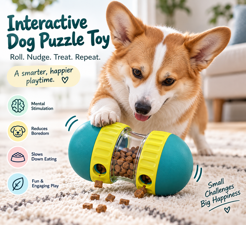 Roll & Reward Interactive Treat Toy