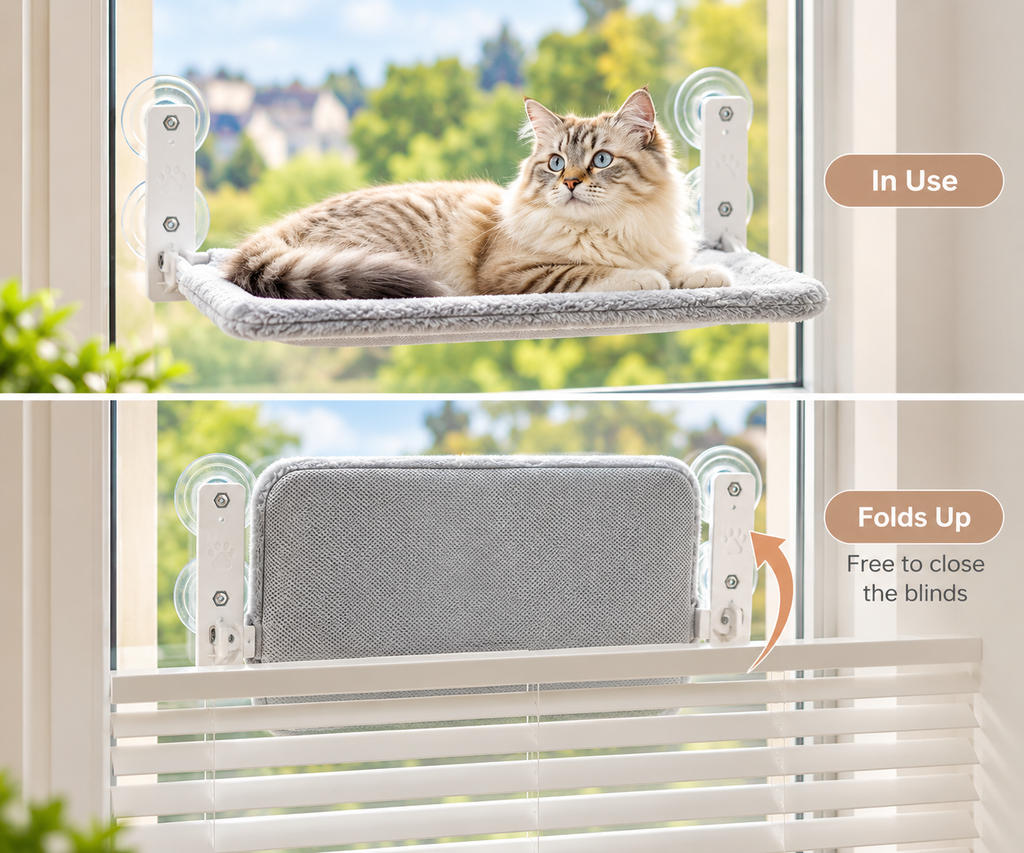 Foldable Window Cat Hammock