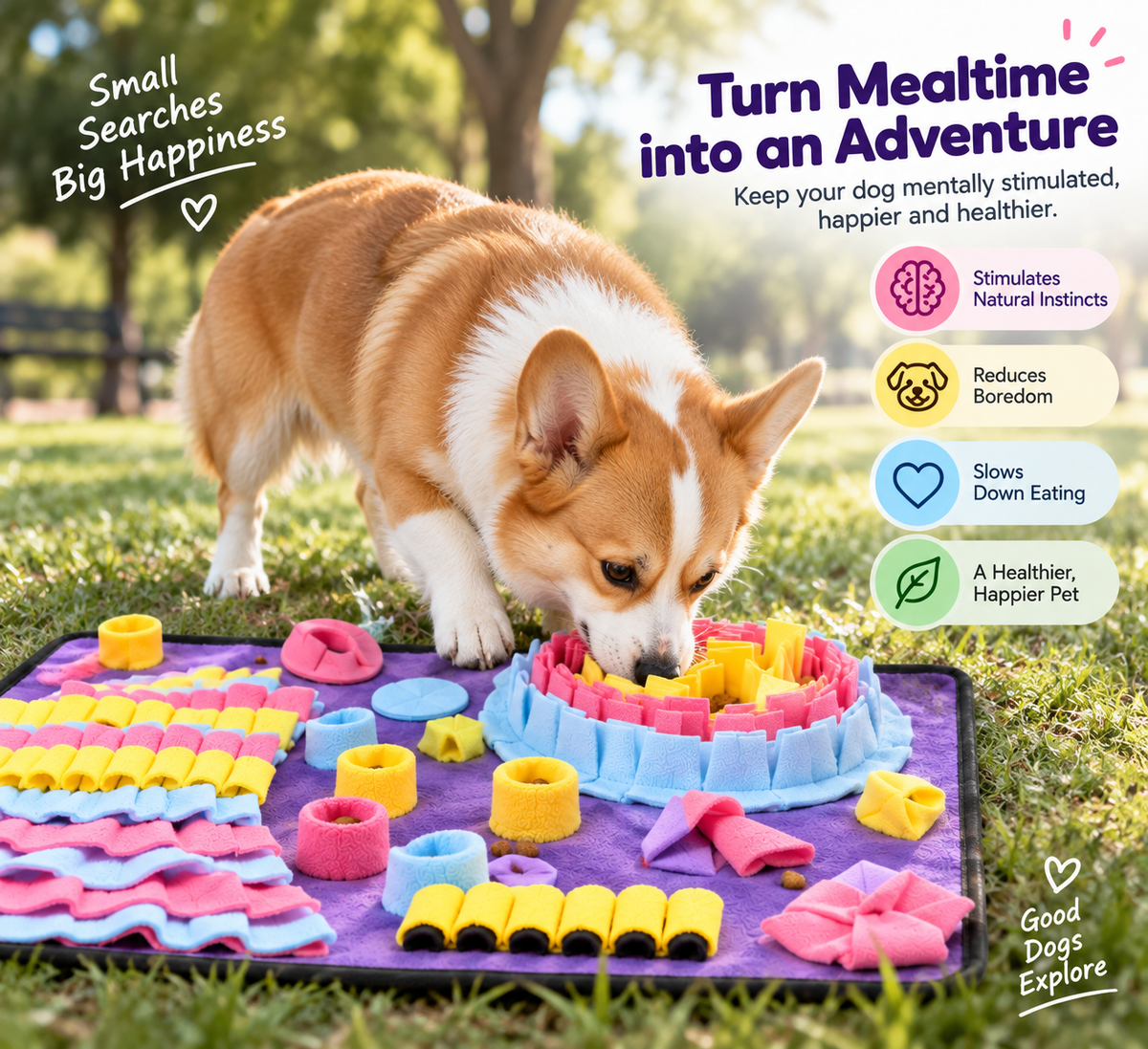 Sniff & Seek Dog Enrichment Mat