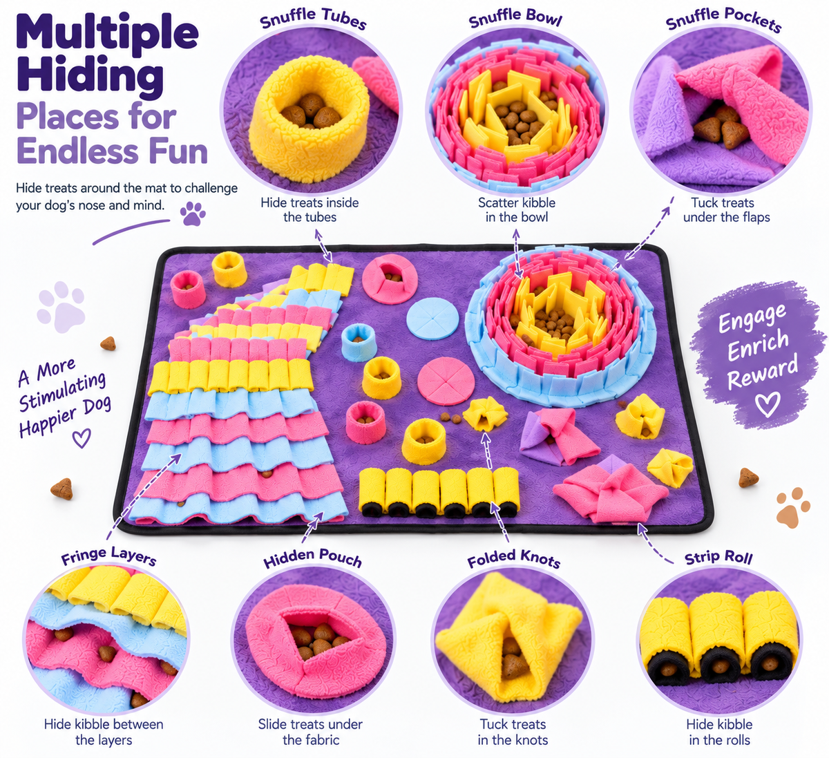 Sniff & Seek Dog Enrichment Mat