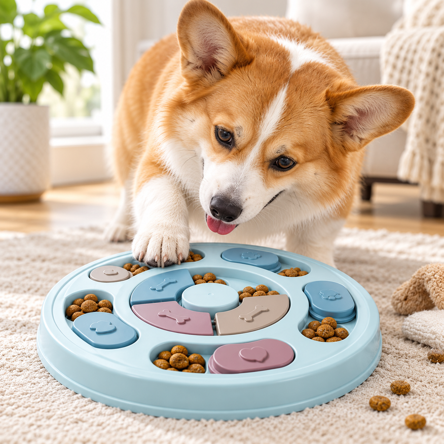 Interactive Puzzle Feeding Bowl