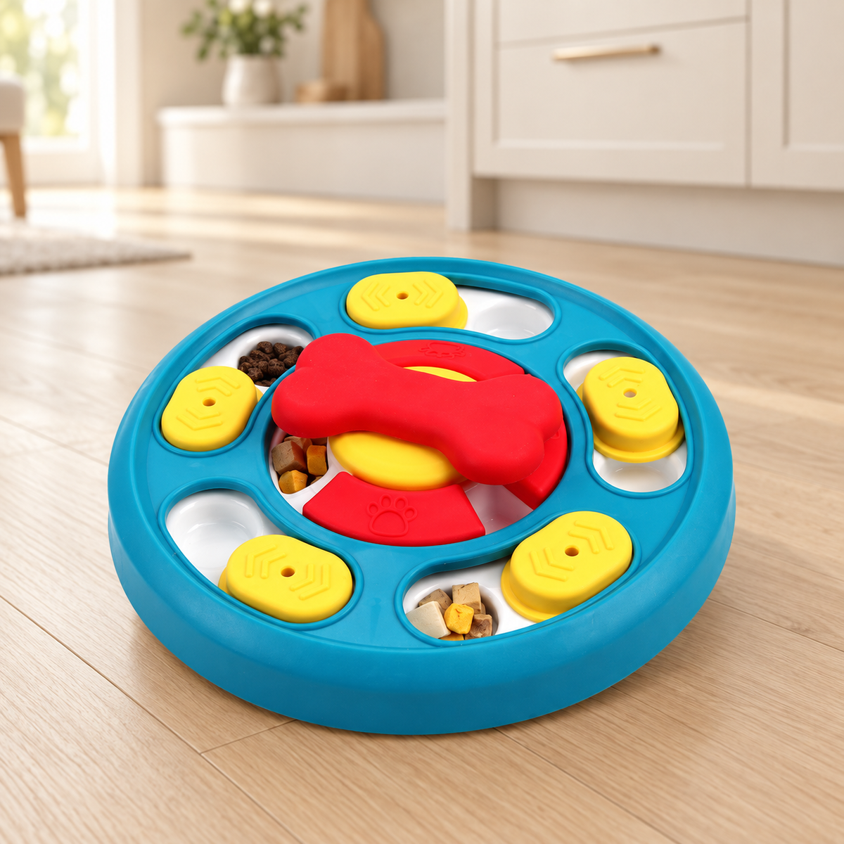 Puzzle Game and Feeder, Dog Treat Dispenser, Enrichment Toys, Interactive Toy for All Breed Dogs