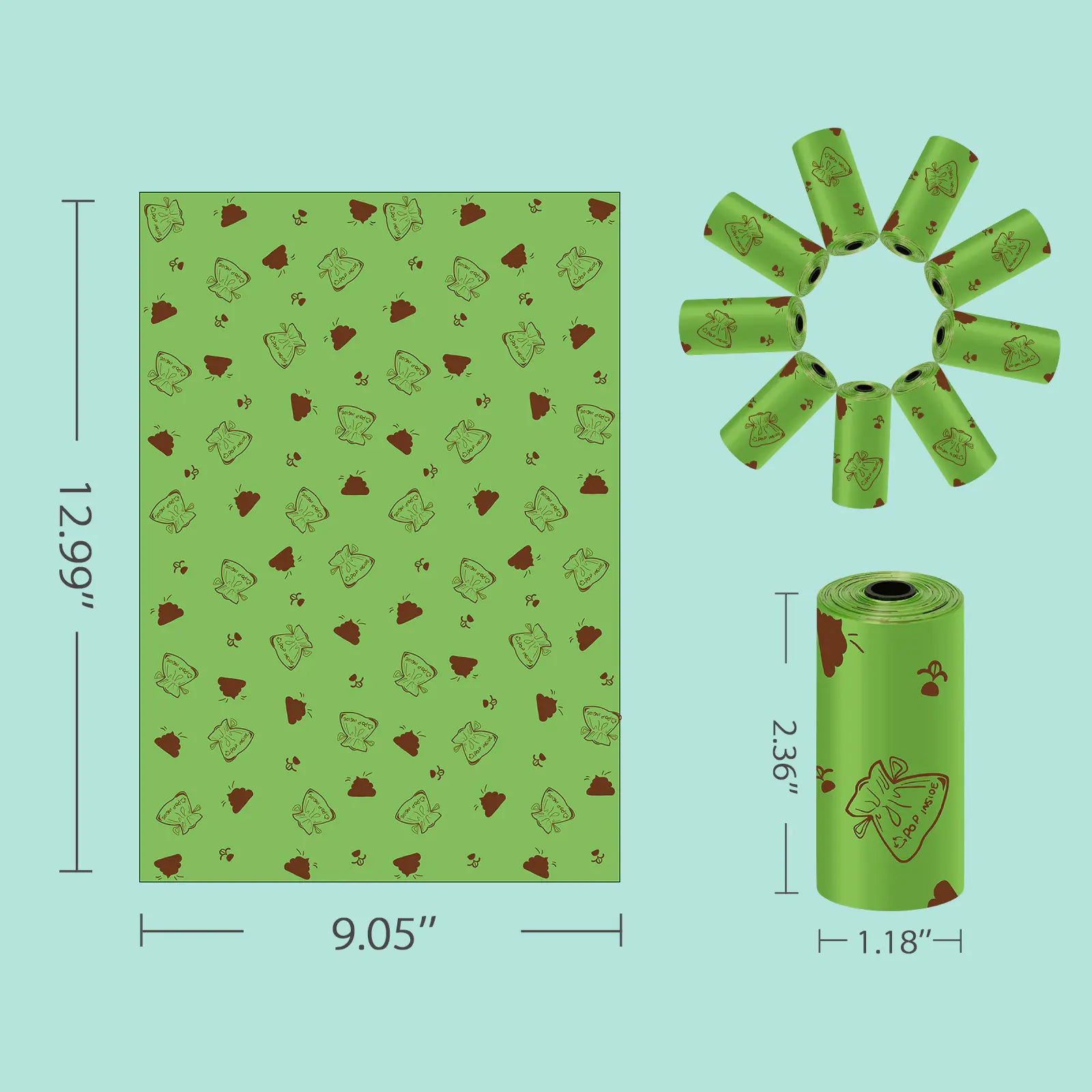 EcoSmart Dog Waste Bags with Dispenser