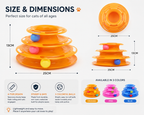 4-Tier Interactive Cat Track Toy