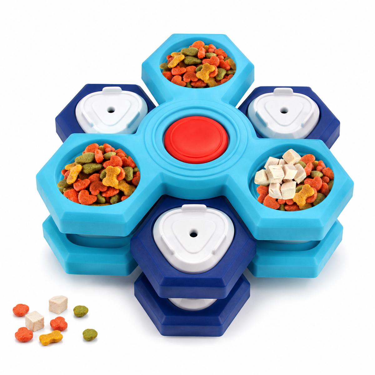 Spin & Snack Interactive Dog Puzzle Feeder