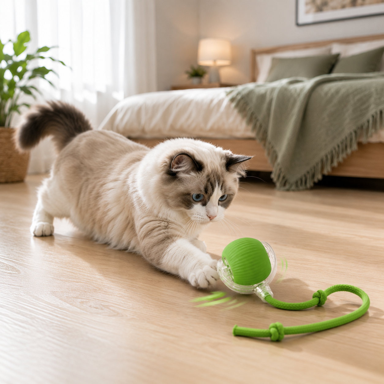Automatic Interactive Cat Teaser Ball