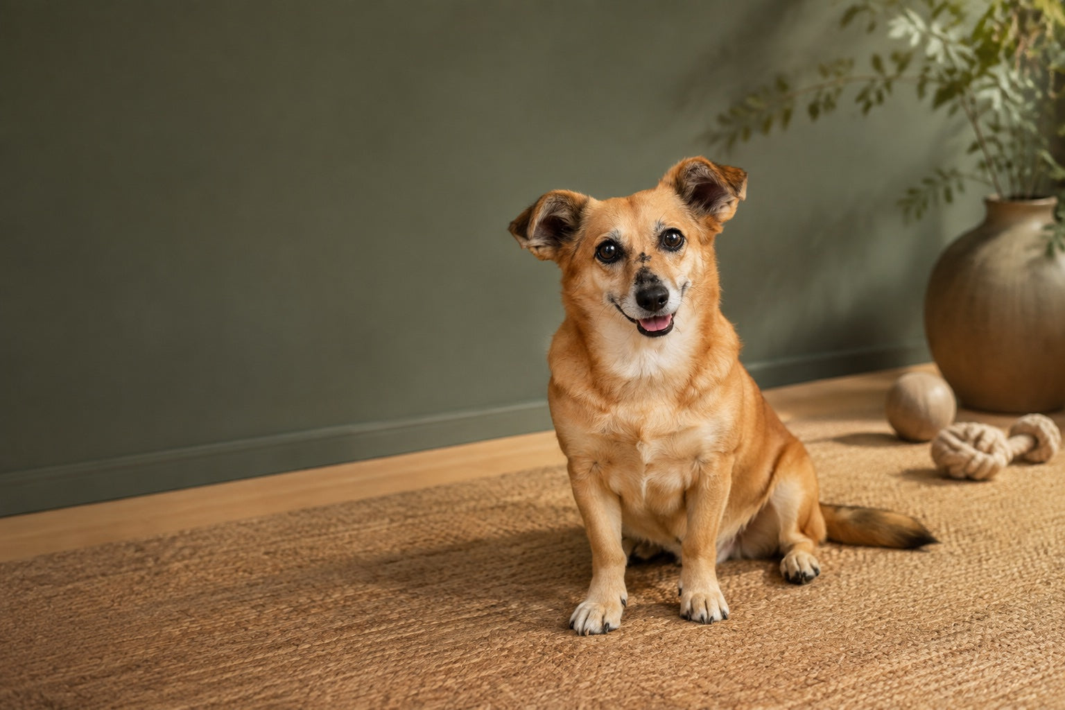 Bubs, the rescue dog behind My Corgi Living